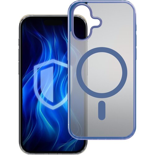 Etui 3MK Frosty Guardx MagCase do Apple iPhone 16 Niebieski