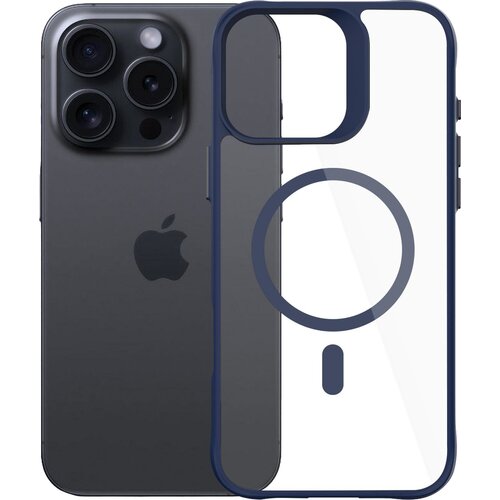 Etui 3MK Satin Guardx MagCase do Apple iPhone 16 Pro Przezroczysto-niebieski