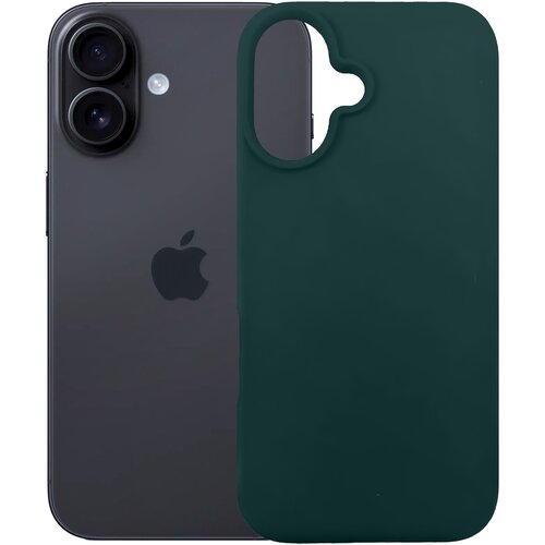 Etui 3MK Silicone Guardx MagCase do Apple iPhone 16 Ciemnozielony