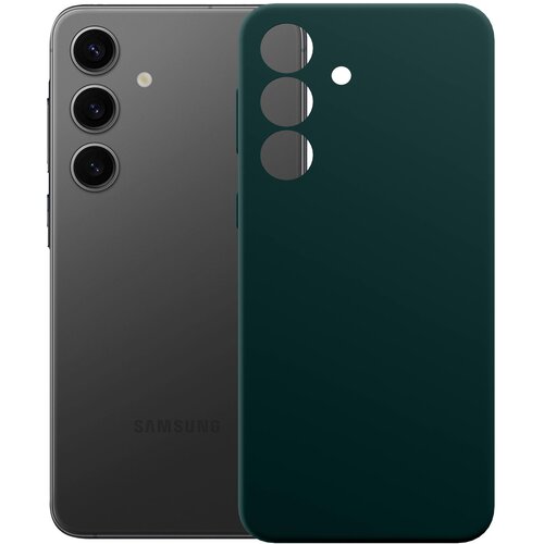Etui 3MK Silicone Guardx MagCase do Samsung Galaxy S24 Ciemnozielony
