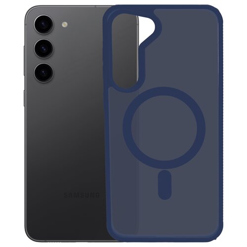 Etui 3MK Smoke Guardx MagCase do Samsung Galaxy S24 Niebieski