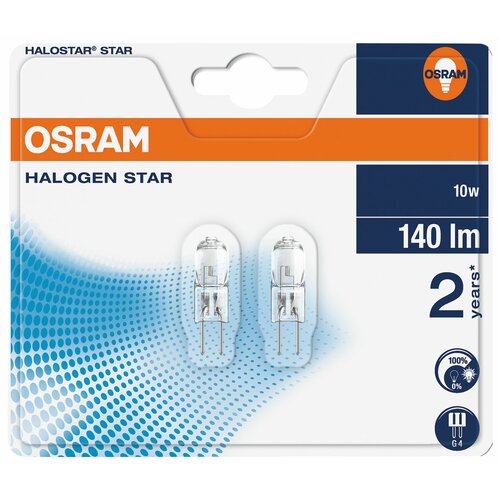 Żarówka halogenowa OSRAM Halostar 64415 10W G4 (2 szt.)