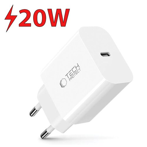 Ładowarka sieciowa TECH-PROTECT NC20W 20W Biały