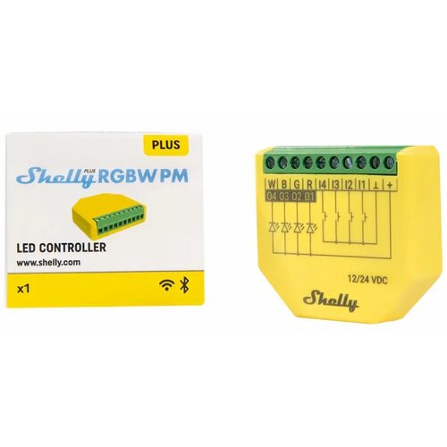 Sterownik LED SHELLY Plus RGBW PM