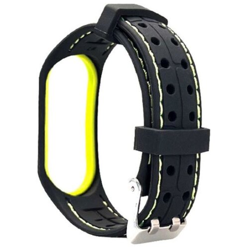 Pasek BELINE Smart do Xiaomi Mi Band 3/4 Czarno-limonkowy
