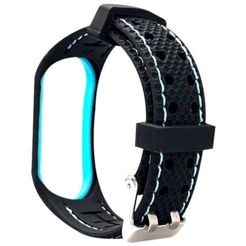 Pasek BELINE Sport do Xiaomi Mi Band 3/4 Czarno-niebieski