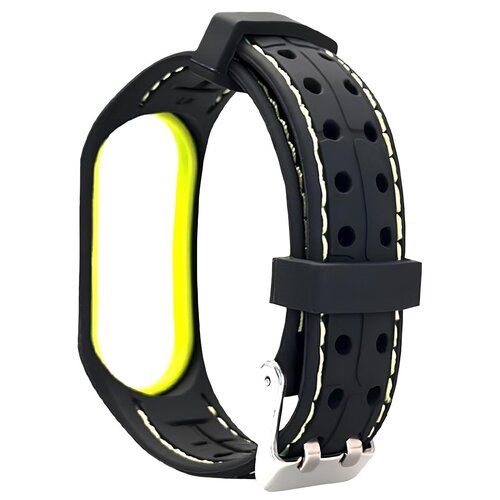 Pasek BELINE Smart do Xiaomi Mi Band 6/5 Czarno-limonkowy