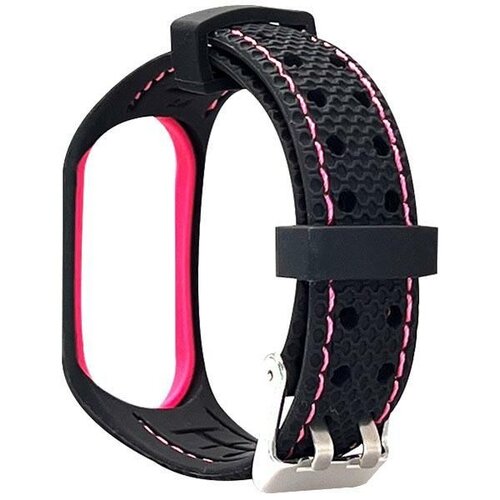 Pasek BELINE Sport do Xiaomi Mi Band 7 Czarno-różowy