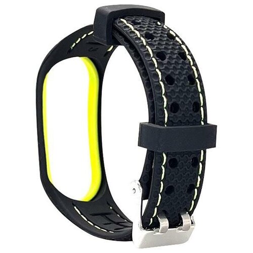 Pasek BELINE Sport do Xiaomi Mi Band 7 Czarno-limonkowy