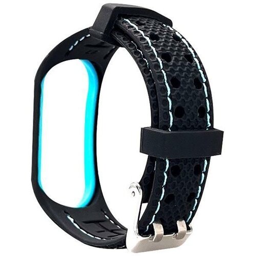 Pasek BELINE Sport do Xiaomi Mi Band 7 Czarno-niebieski