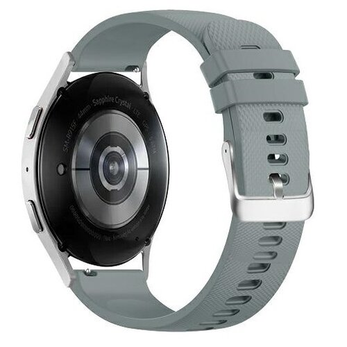 Pasek BELINE Grid Texture Silicone do Watch (20mm) Jasnoszary
