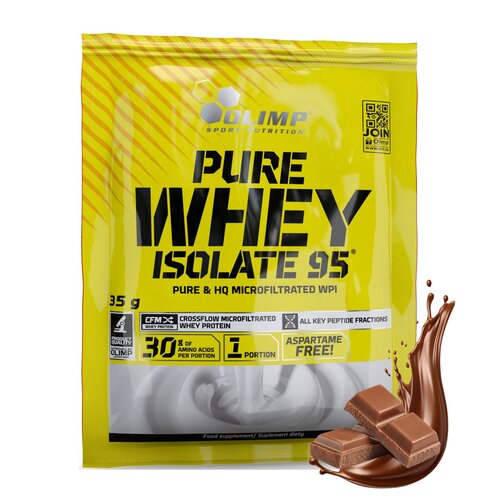 Odżywka białkowa OLIMP Pure Whey Isolate 95 Czekoladowy (35 g) Bez laktozy