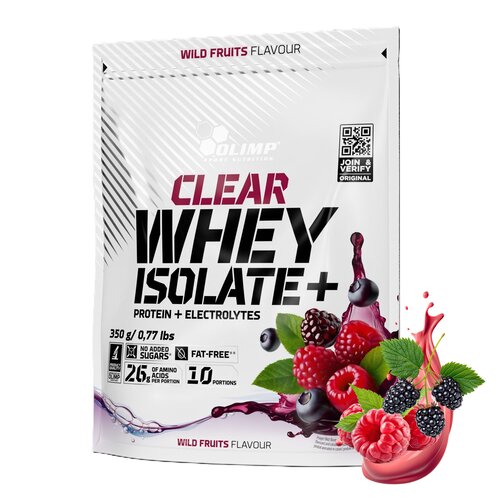 Odżywka białkowa OLIMP Whey Isolate+ Dzikie owoce (350 g) Bez laktozy