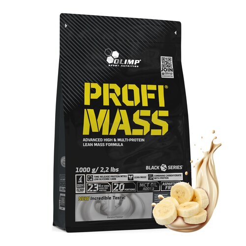 Odżywka węglowodanowa OLIMP Profi Mass Bananowy (1000 g)