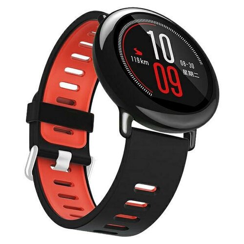 Pasek BELINE Double Color do Watch (22mm) Czarno-czerwony