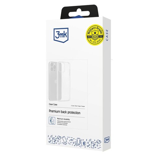Etui 3MK Clear Case do Xiaomi Redmi Note 14 4G Przezroczysty