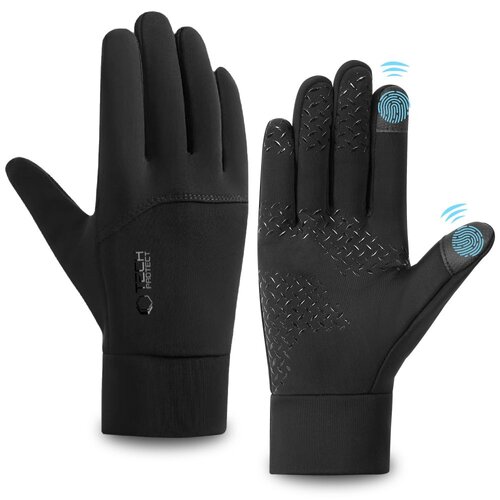Rękawiczki do smartfona TECH-PROTECT WG01 Winter TouchScreen Gloves (Rozmiar M) Czarny