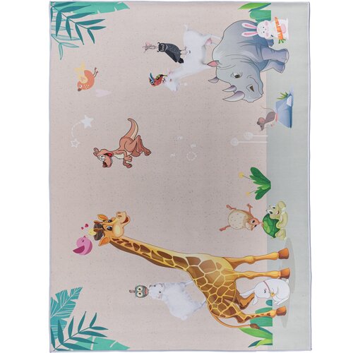 Dywan wewnętrzny MULTI-DECOR Crystal Velvet Safari 80 x 150 cm Wielokolorowy