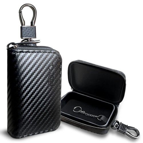 Etui z ochroną RFID na kluczyki TECH-PROTECT KLR300 Keyless RFID Carbon Czarny