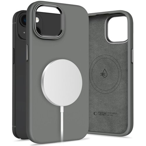 Etui TECH-PROTECT Silicone Pure MagSafe do Apple iPhone 14 Ciemno-szary