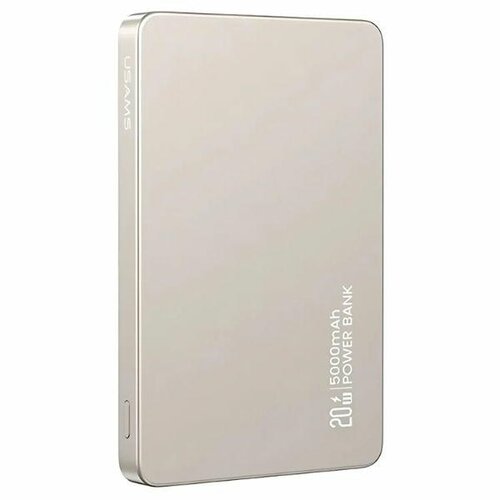 Powerbank indukcyjny USAMS CD231 CY Series DP Fast Charge 5000 mAh 20W Tytanowy