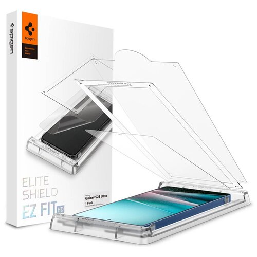 Folia hydrożelowa SPIGEN Elite Shield Ez Fit do Samsung Galaxy S25 Ultra Przezroczysty