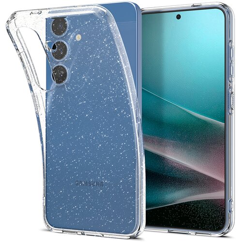 Etui SPIGEN Liquid Crystal do Samsung Galaxy S25+ Przezroczysto-brokatowy