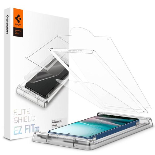 Folia hydrożelowa SPIGEN Elite Shield Ez Fit do Samsung Galaxy S25+ Przezroczysty