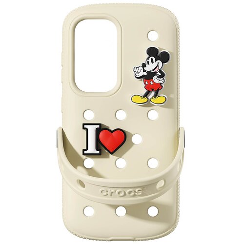 Etui SAMSUNG Crocs Case do Galaxy S25 Kremowy GP-FPS931SBAUW