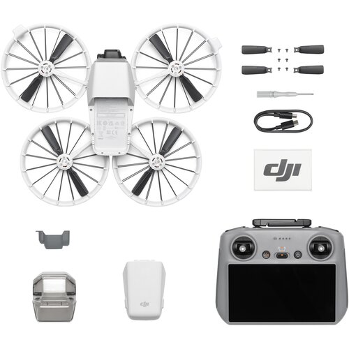 Dron DJI Flip (DJI RC 2), Dron 4K z kontrolerem DJI RC 2, Tryb śledzenia, Wideo w pionie