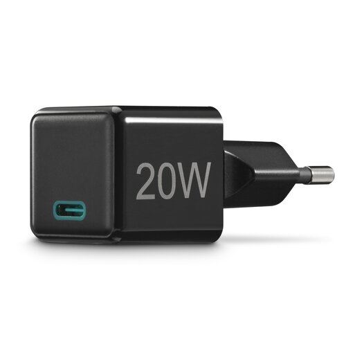 Ładowarka sieciowa HAMA SuperMini PD/QC 20W Czarny