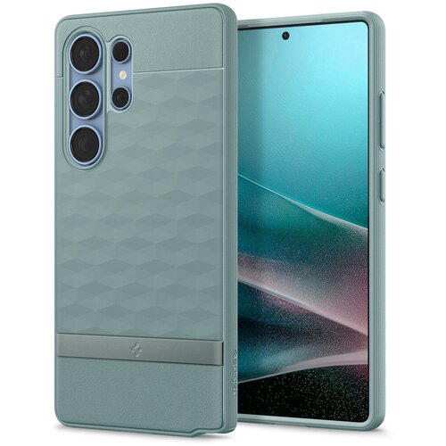 Etui SPIGEN Caseology Parallax Mag MagSafe do Samsung Galaxy S25 Ultra Zielony