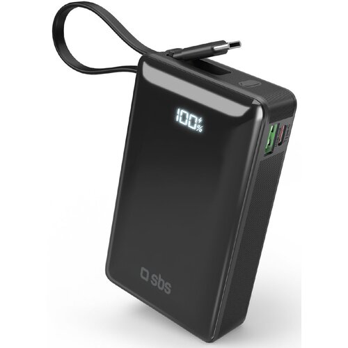 Powerbank SBS TTBB20000LCDTCPD20K 20000mAh 22.5W Czarny