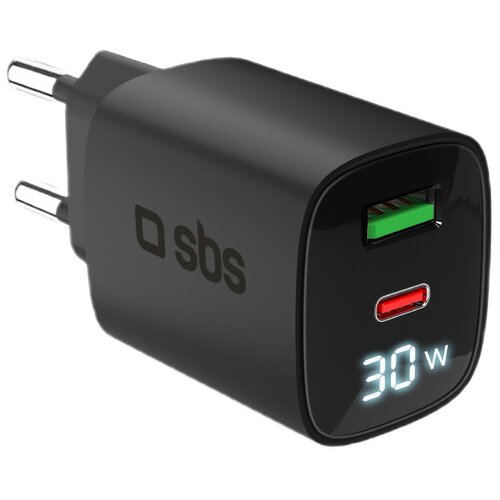 Ładowarka sieciowa SBS GAN 30W Czarny