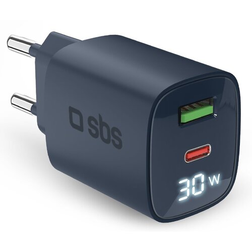Ładowarka sieciowa SBS GaN 30W Niebieski