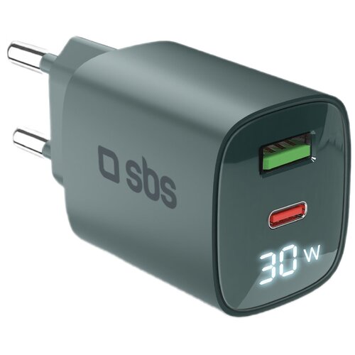 Ładowarka sieciowa SBS GAN 30W Błękitny