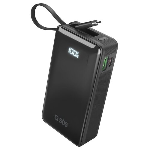 Powerbank SBS 10000 mAh 22.5W PD Czarny