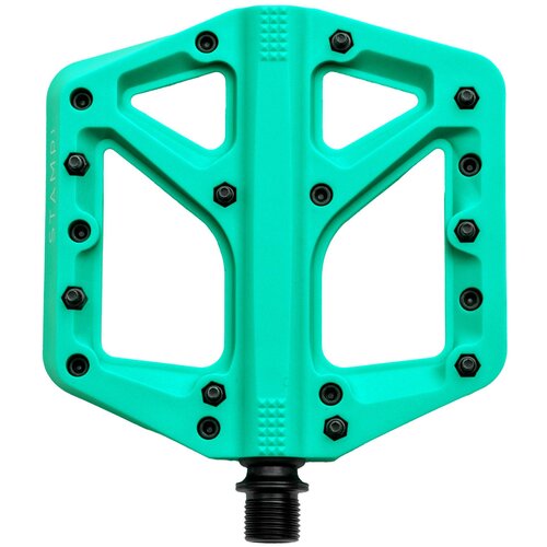 Pedały rowerowe CRANKBROTHERS Stamp 1 Large Turkusowy