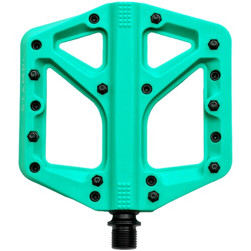 Pedały rowerowe CRANKBROTHERS Stamp 1 Small Turkusowy