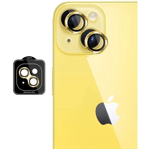 Nakładka na obiektyw 3MK Lens Protection Pro do Apple iPhone 14 Żółty