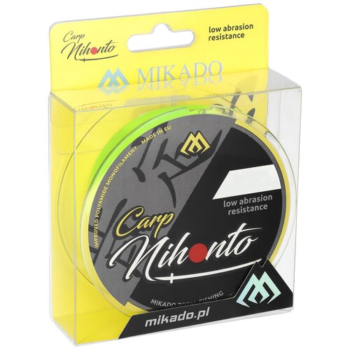 Żyłka MIKADO Nihonto Carp 0.25 mm / 300 m Żółty Fluo