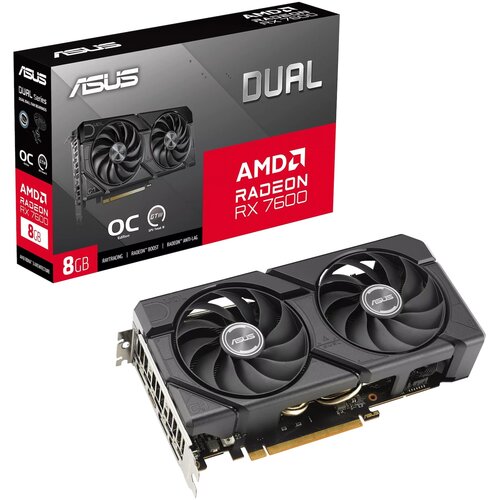 Karta graficzna ASUS Dual Radeon RX 7600 EVO OC 8GB DLSS 4