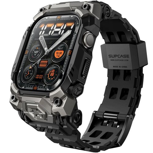 Pasek SUPCASE UB Ore do Apple Watch 10 (46 mm) Czarny