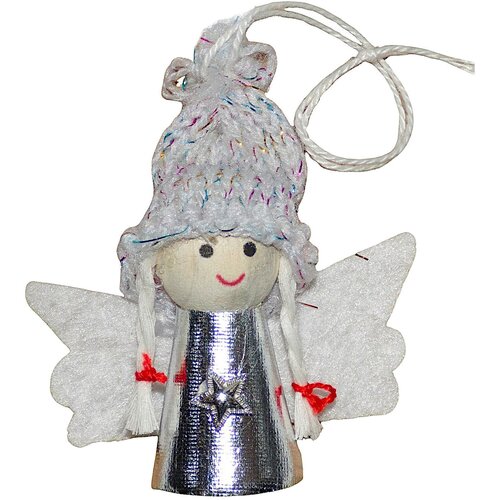 Aniołek SASKA CHRISTMAS Srebrny