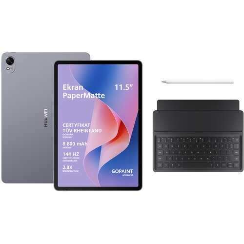 Tablet HUAWEI MatePad 11.5"S 2.gen. 8/256 GB Wi-Fi Szary + Klawiatura + Rysik