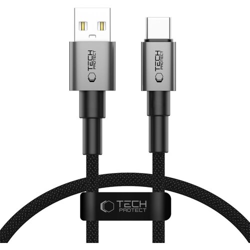 Kabel USB-A - USB-C TECH-PROTECT UltraBoost DNA 15W 0.25 m Szary