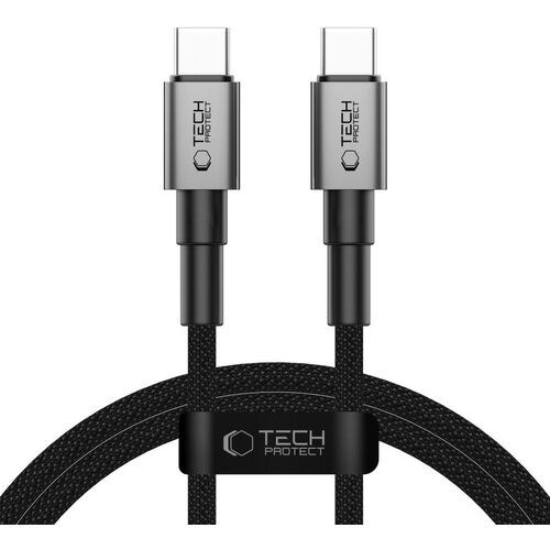 Kabel USB-C - USB-C TECH-PROTECT UltraBoost DNA 100W 1 m Szary