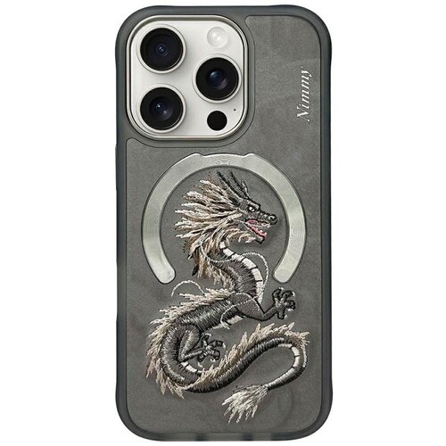 Etui NIMMY Dragon MagSafe do Apple iPhone 16 Pro Szary