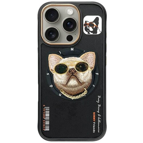 Etui NIMMY Glasses Cool Dog MagSafe do Apple iPhone 16 Pro Max Czarny
