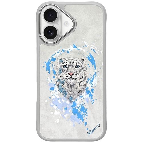 Etui NIMMY Pantera MagSafe do Apple iPhone 16 Jasnoszary